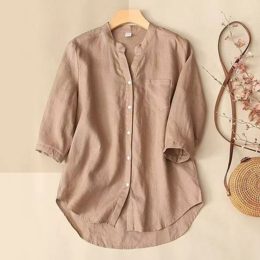 Pure cottom plain shirt