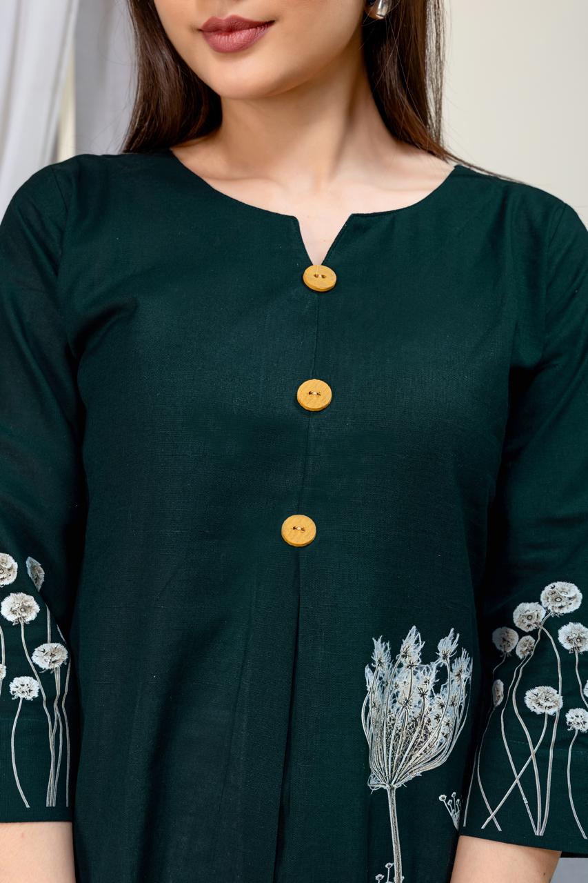 Floral Print Cotton Top